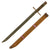 Original Japanese Late WWII Arisaka Type 30 Last Ditch Bayonet with Wood Scabbard by Jinsen Rikugun Zoheisho Arsenal Original Items