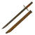 Original Japanese Late WWII Arisaka Type 30 Last Ditch Bayonet with Wood Scabbard by Toyoda Automatic Loom Original Items
