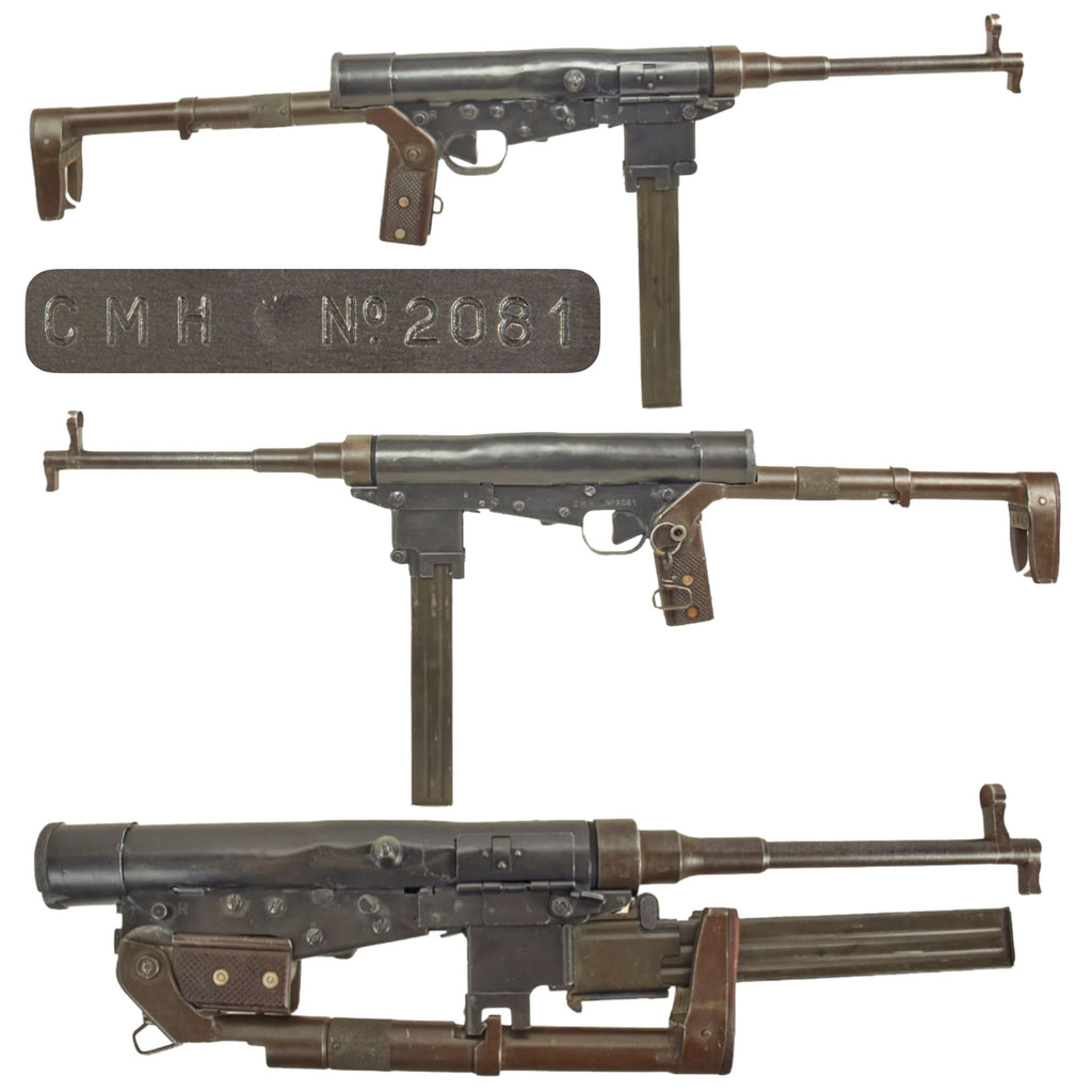 Original Cold War French Hotchkiss Type Universal Display Submachine Gun with Magazine - Serial 2081 Original Items
