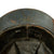 Original French WWI Issue Model 1915 Adrian Helmet in Horizon Blue with RF Badge and Early First Pattern Liner - Complete Original Items