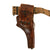 Original U.S. WWI M1917 Holster for 1911 .45 Revolver with M-1910 Pistol Belt, & WWI Half Moon Clip .45 Cal 3 Pocket Pouch - Dated 1918 Original Items