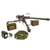 Original U.S. WWII Type M2HB Browning .50 Caliber “Ma Deuce” Display Machine Gun with Complete M3 Tripod & Accessories Original Items