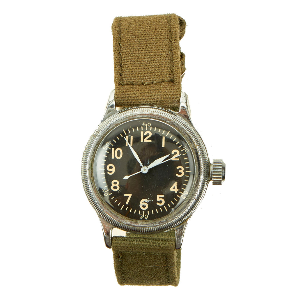 Original U.S. WWII 1944 Type A-11 USAAF Wrist Watch by Elgin - Fully Functional Original Items