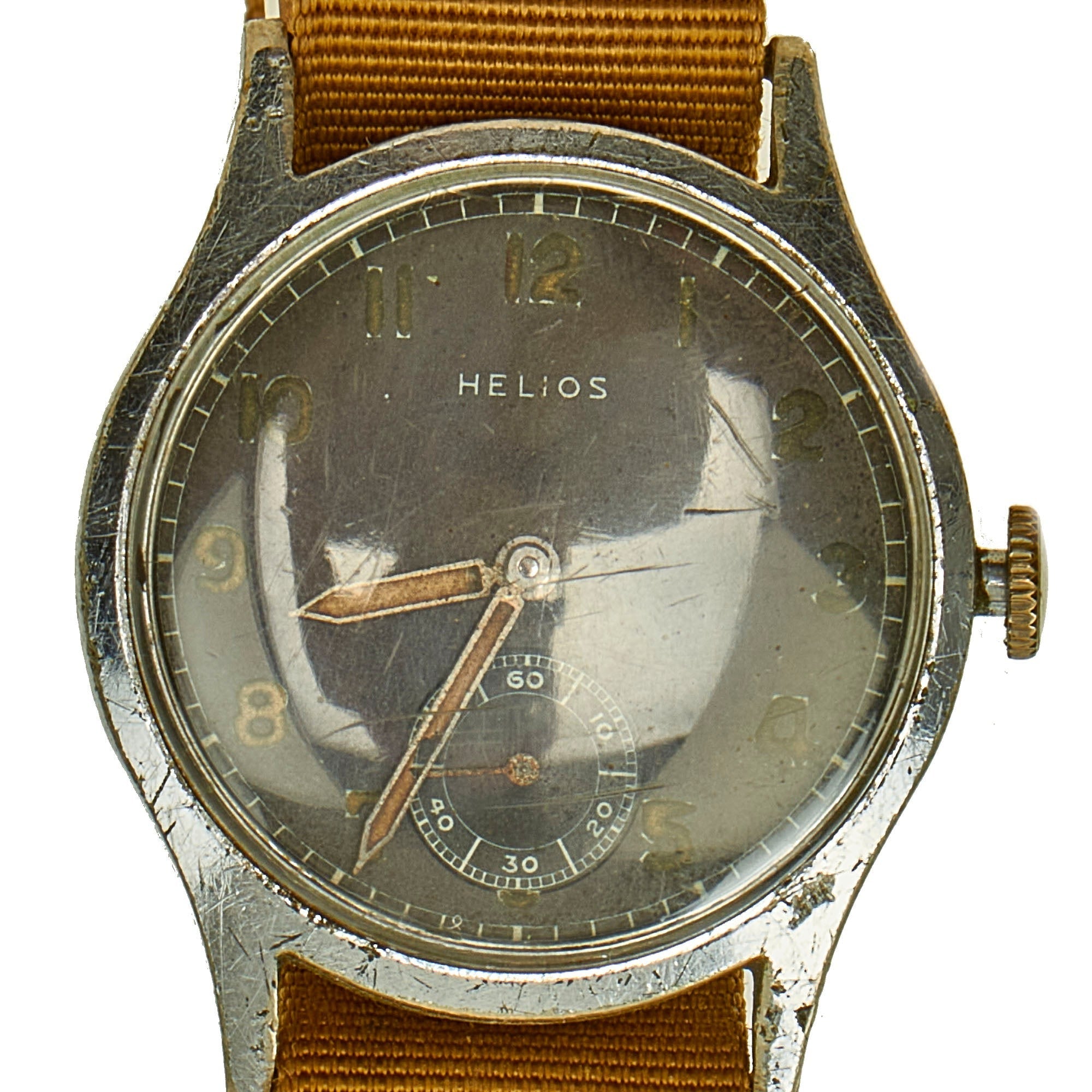 Helios German Instruments Original German WWII Wehrmacht D-H Wrist Watch by Helios - Fully Funct ...