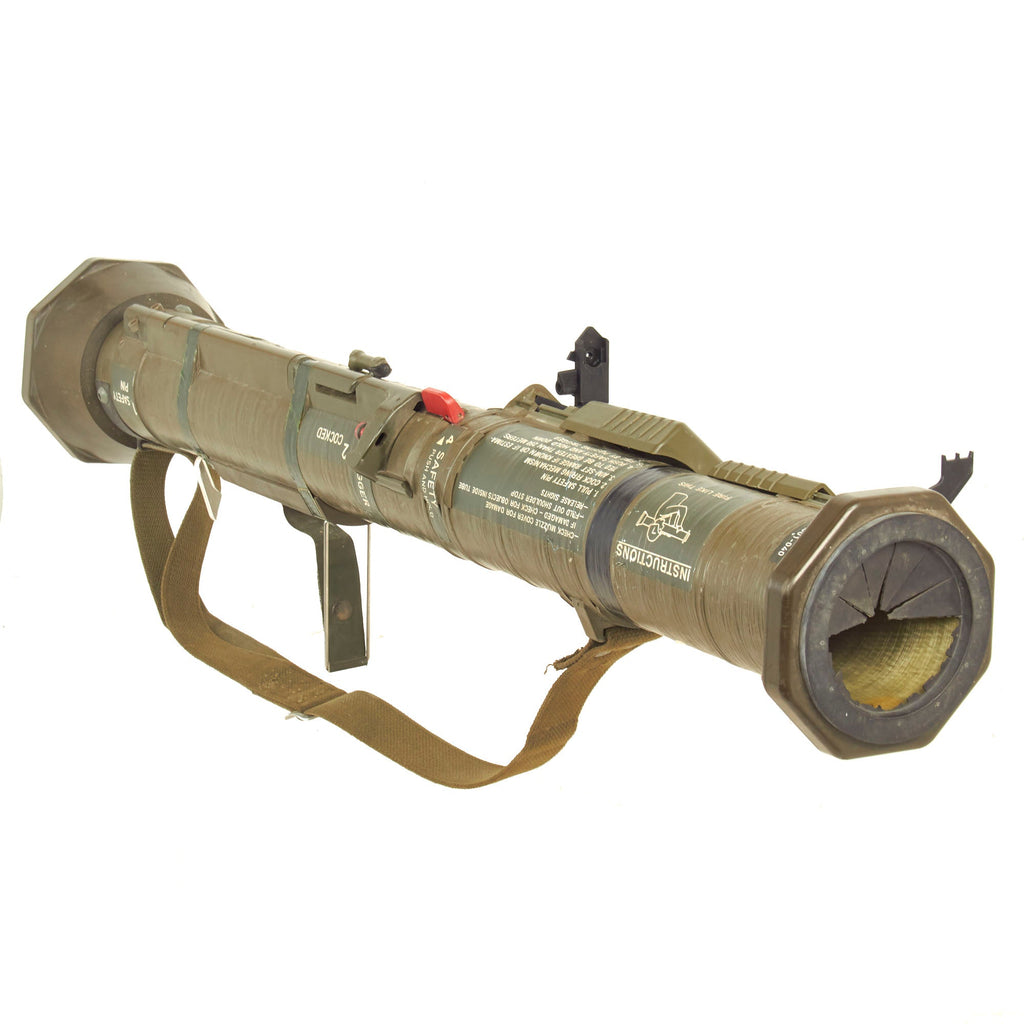 Original U.S. M163 AT-4 Recoilless Smoothbore 84mm Anti-Tank Launcher with Sling - Inert Original Items