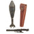 Original Belgian Korean War Era / Rwandan Revolution T-119 M1 Garand Grenade Launcher and Case By Mecar With Inert M29 Practice Energa AT Rifle Grenade Original Items