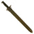 Original U.S. WWI & WWII M1905 Springfield 16" Rifle Bayonet by Springfield Armory with Plastic Grips and M3 Scabbard - dated 1906 Original Items