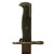 Original U.S. WWI & WWII M1905 Springfield 16" Rifle Bayonet by Springfield Armory with Plastic Grips and M3 Scabbard - dated 1906 Original Items