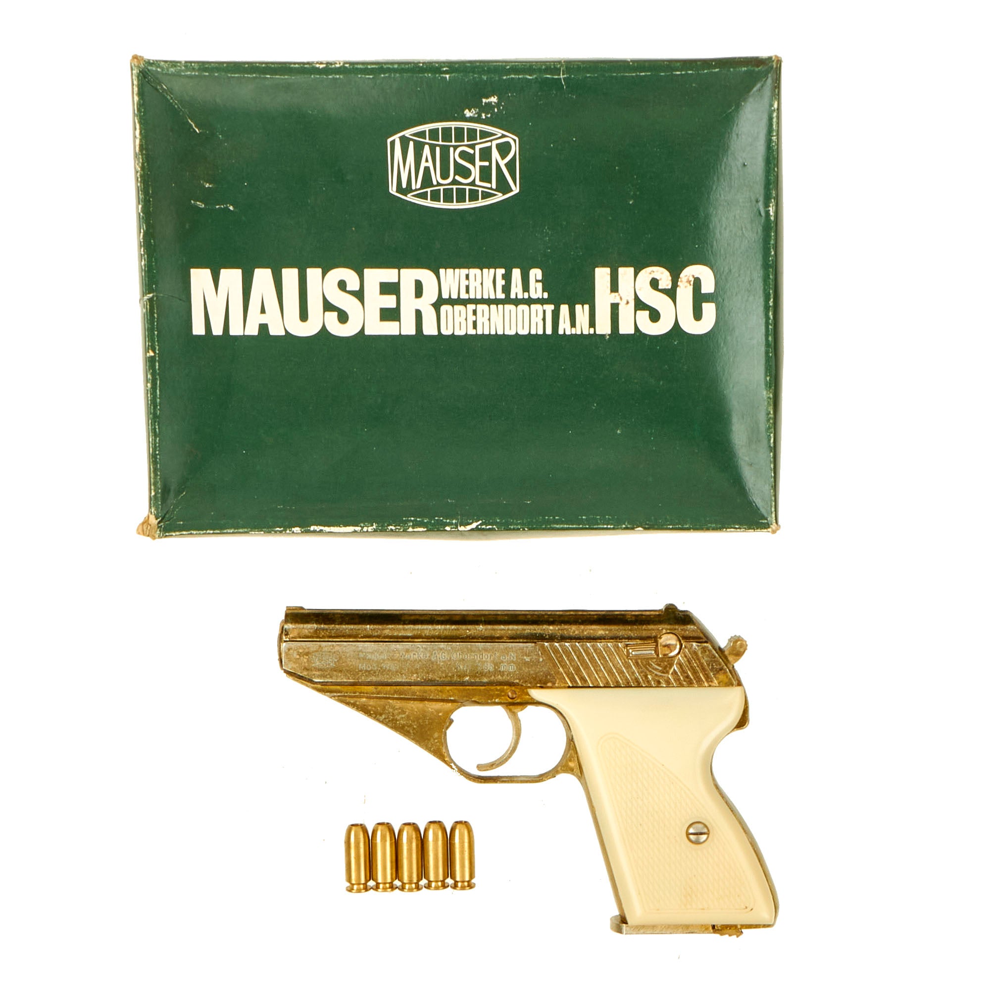German WWII Replica Mauser HSC Cap Plug-Firing Pistol by MGC Japan