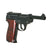 German WWII Replica Walther P-38 Cap Plug-Firing Pistol by Marushin, Japan with Magazine and 5 Original Cartridges - Circa 1960s Original Items
