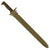 Original U.S. WWII M1942 Garand 16" Bayonet by American Fork & Hoe with Rare “CAB” Grips & M3 Scabbard - dated 1943 Original Items