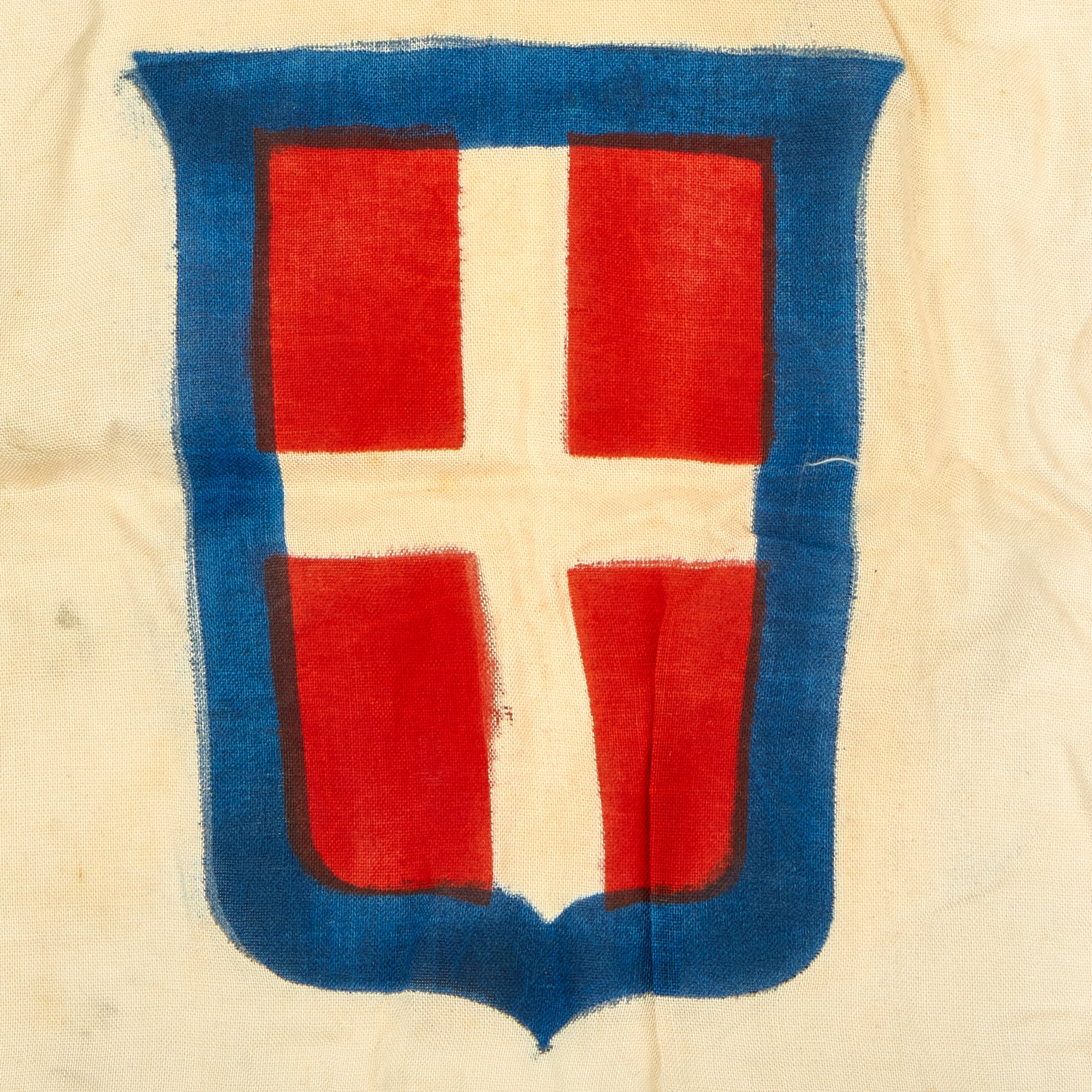 Original Italian WWII Kingdom Of Italy Flag With Savoy Coat Of Arms Original italian wwii kingdom of italy flag with savoy coat of arms