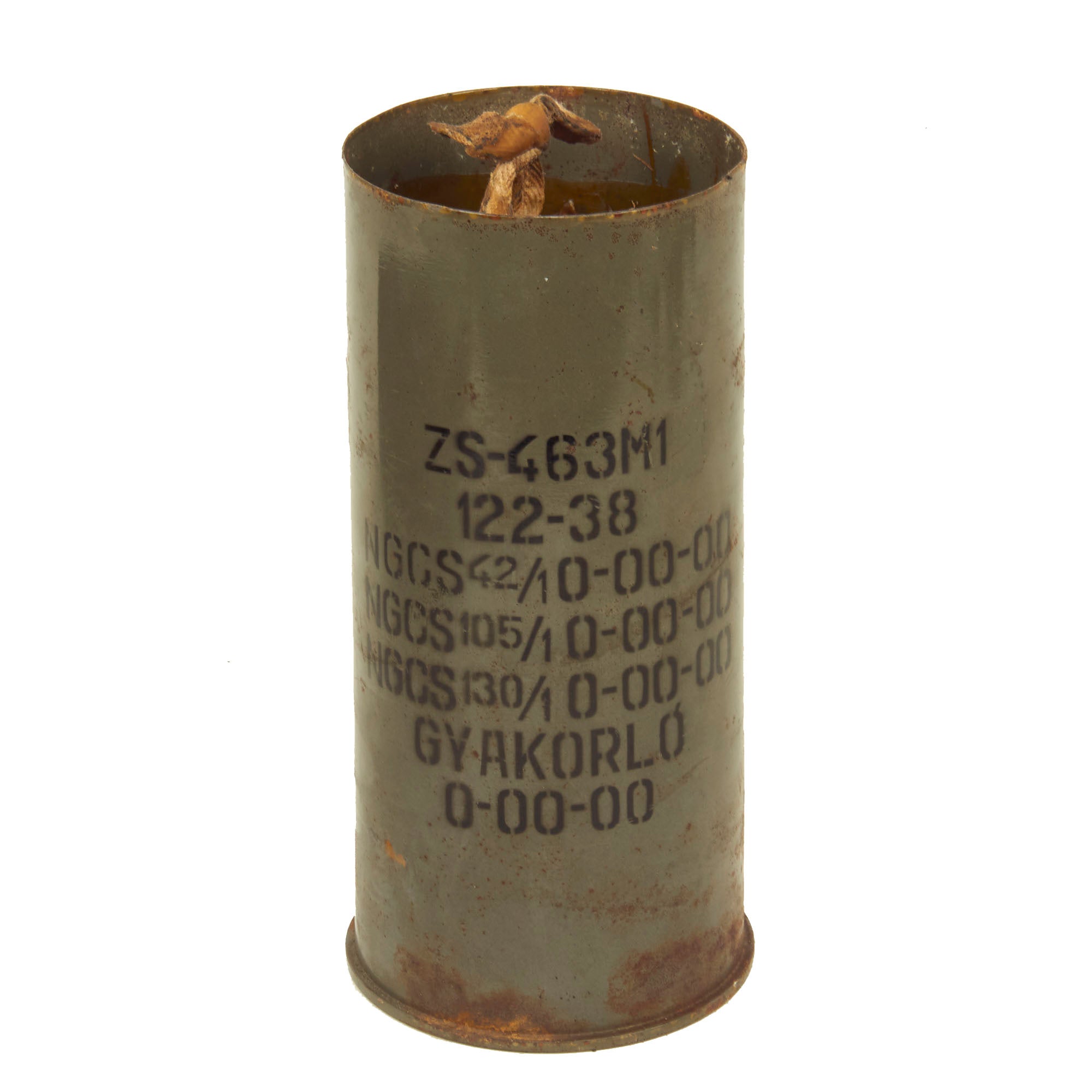 Original Soviet Cold War Era Polish Used 122mm Practice Shell With Cas ...