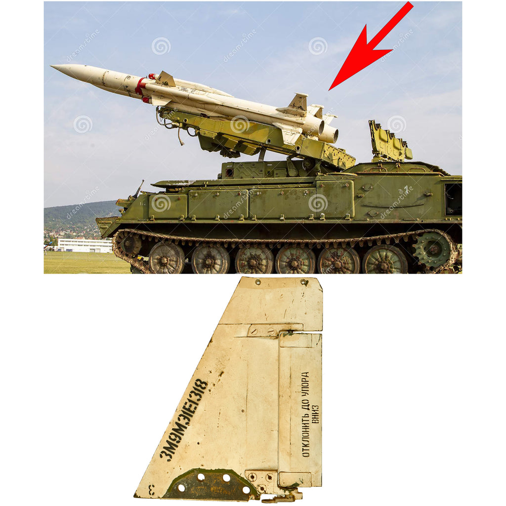Original Iraq Gulf War Operation Desert Storm Iraqi Army Soviet 2K12 "Kub" Surface-To-Air Missile Stabilizing Fin - U.S. Bringback Original Items