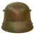 Original Imperial German WWI M-1916 M16 Stahlhelm Helmet with Camouflage Paint and Liner - Marked E.T. 62 Original Items