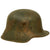Original Imperial German WWI M-1916 M16 Stahlhelm Helmet with Camouflage Paint and Liner - Marked E.T. 62 Original Items