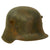 Original Imperial German WWI M-1916 M16 Stahlhelm Helmet with Camouflage Paint and Liner - Marked E.T. 62 Original Items