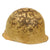Original Israeli War of Attrition (1967 to 1973) Modified French Modèle 1951 Helmet Paint Desert Camouflage Original Items