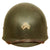Original WWII U.S. Sergeant Rank Painted M1 Helmet Liner with NCO “Follow Me” Bar- by Westinghouse Original Items