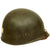 Original WWII U.S. Sergeant Rank Painted M1 Helmet Liner with NCO “Follow Me” Bar- by Westinghouse Original Items