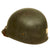 Original WWII U.S. Sergeant Rank Painted M1 Helmet Liner with NCO “Follow Me” Bar- by Westinghouse Original Items