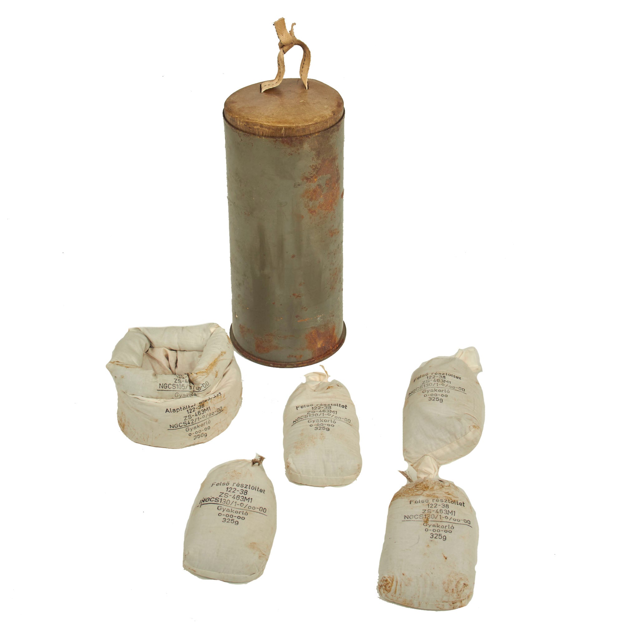 Original Soviet Cold War Era Polish Used 122mm Practice Shell With Cas ...