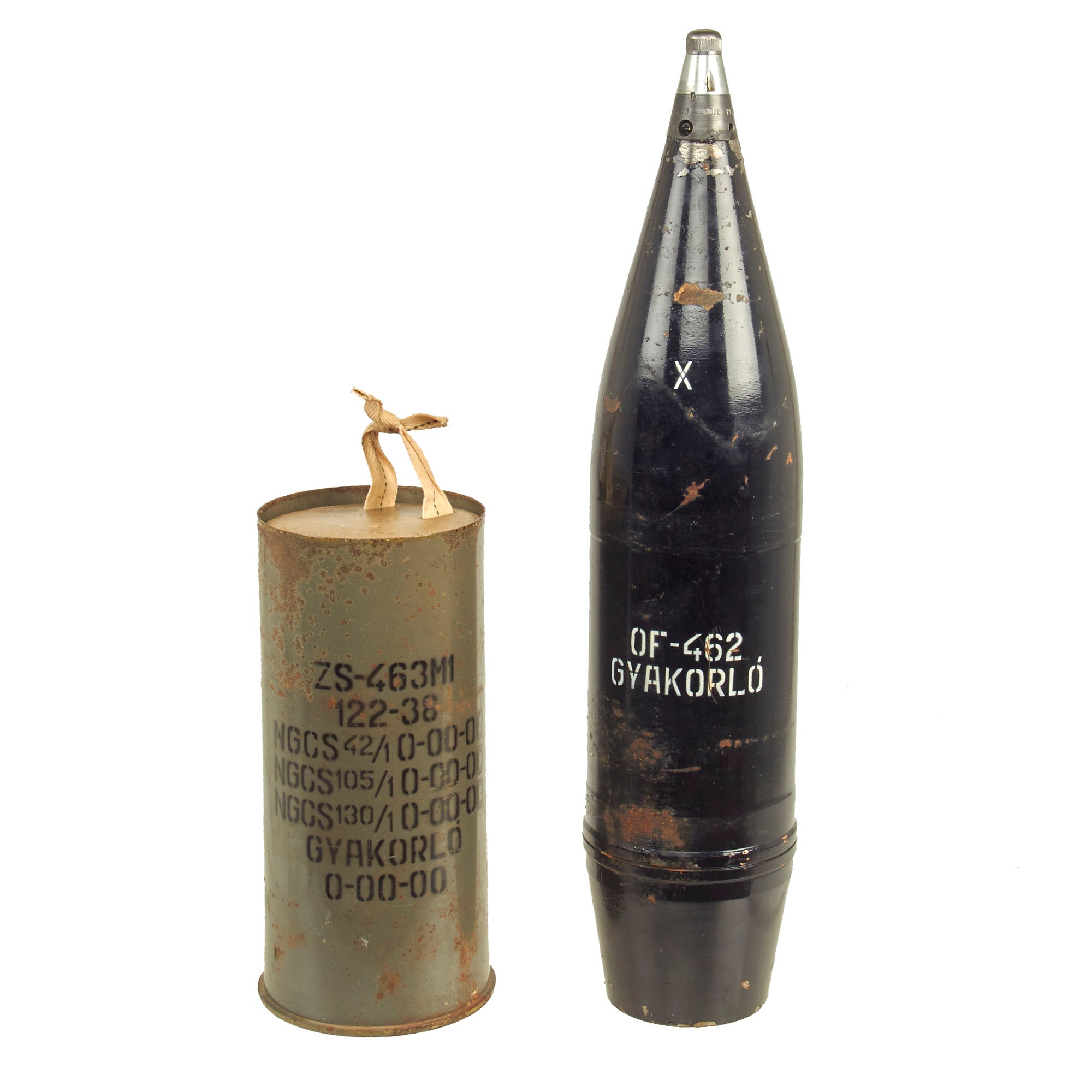 Original Soviet Cold War Era Polish Used 122mm Practice Shell With Cas ...