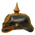Original Imperial German WWI Prussian M1895 Line Infantry Pickelhaube Spiked Helmet Original Items