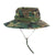Original U.S. Vietnam War Direct Embroider Lime Green Dominant ERDL Boonie Hat with Veteran Personalization Original Items