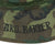 Original U.S. Vietnam War Direct Embroider Lime Green Dominant ERDL Boonie Hat with Veteran Personalization Original Items