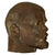 Original Soviet Cold War 1960s Large Hammered Sheet Bronze Bust of Vladimir Lenin for Buildings - 19"W x 22"H Original Items