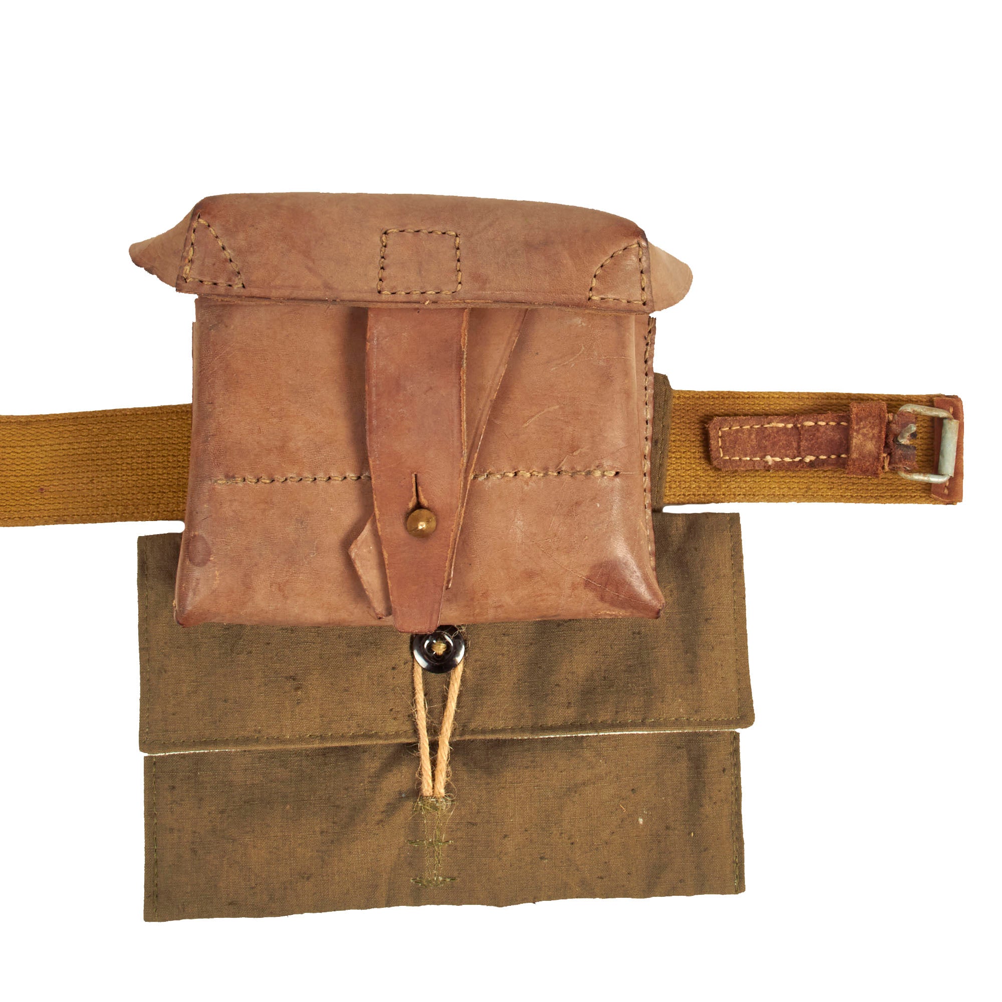 Original Soviet WWII Infantry SVT Semi-Automatic Rifleman's Belt Rig w ...