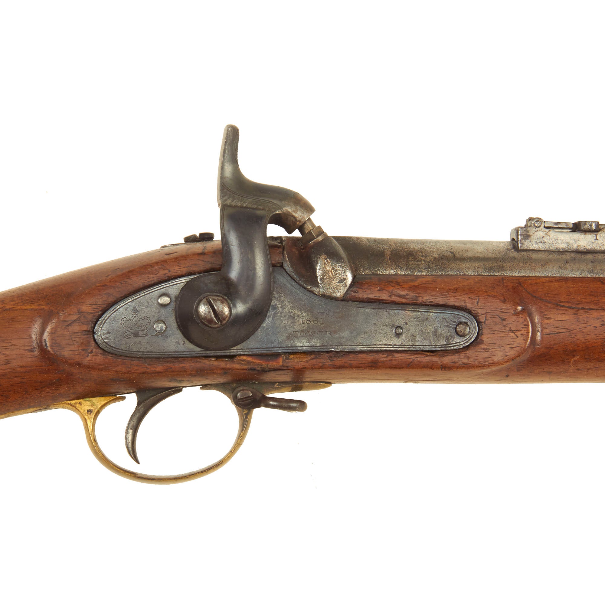 Original U.S. Civil War 1861 Confederate Inspected P-1853 Enfield Three ...