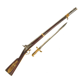Original U.S. Civil War Named M1841 Mississippi Rifle in Unaltered .54cal by Harpers Ferry with Saber Bayonet - dated 1851
