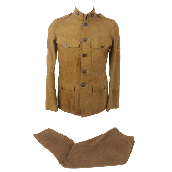 Original U.S. WWI 89th Division Field Artillery Named Private Purchase Uniform Jacket & Trousers by A.B. Kirschbaum of New York Original Items