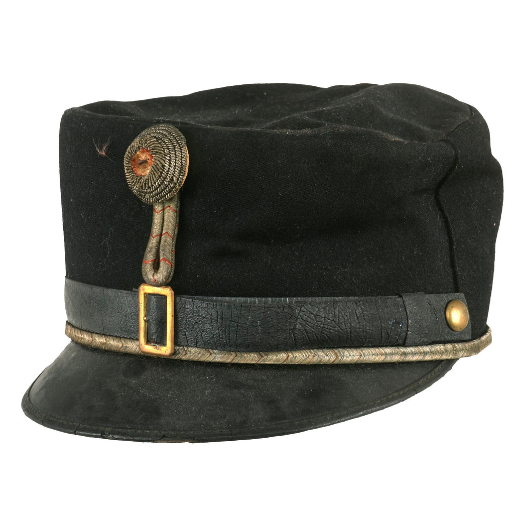 Original WWI Austro-Hungarian Officer Kepi With “Kaiser Karl” K Bullion Cockade Original Items
