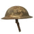 Original U.S. WWI Balloon Service Complete M1917 Helmet with Balloon Wings Scratched Into Finish - Attributed to J.J. Pecker, 27th Balloon Company Original Items