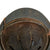 Original French WWI Issue Model 1915 Adrian Helmet in Horizon Blue with RF Badge and First Pattern Liner - Complete Original Items