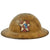 Original U.S. WWI 1st Battalion, 15th Field Artillery, 2nd Division Indian Head Painted British Made M1917 Doughboy Helmet by Hadfield Ltd of Sheffield Original Items