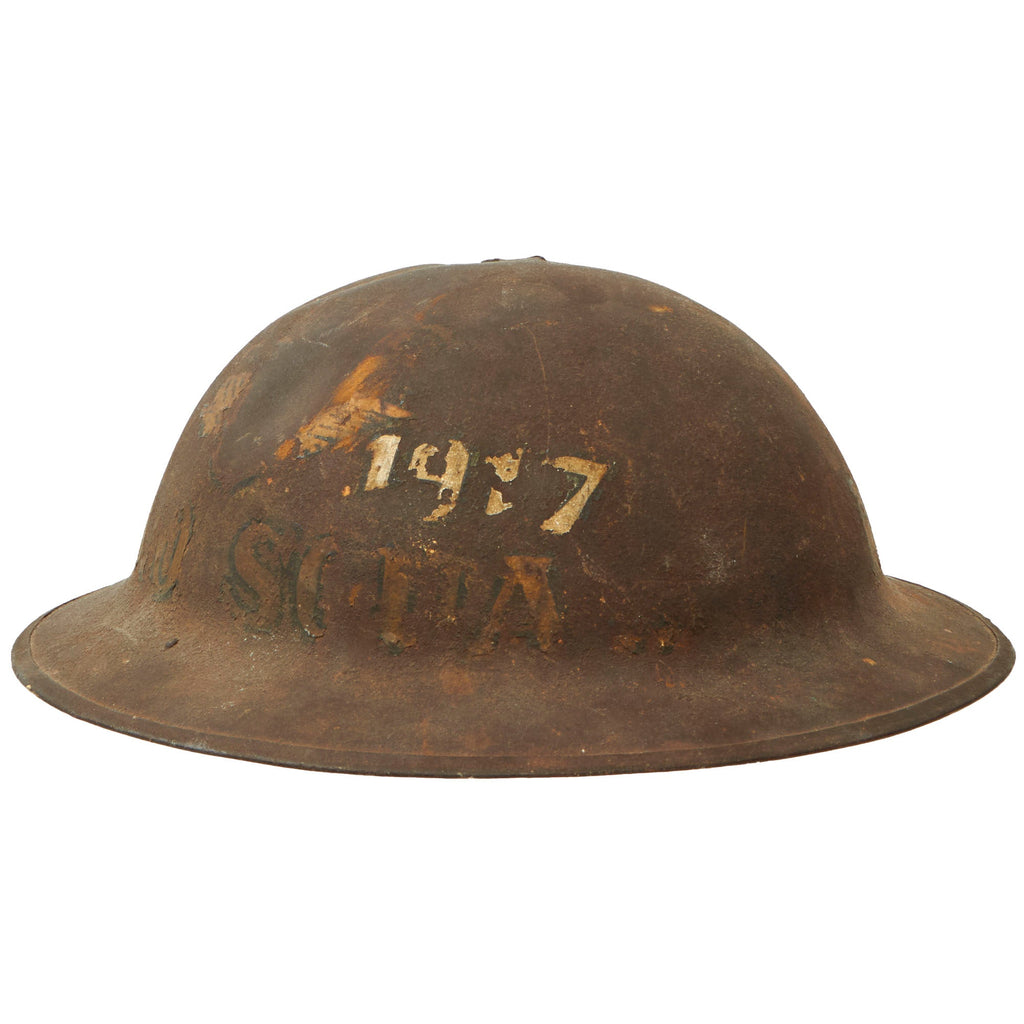 Original U.S. WWI Aero Squadron Painted M1917 Doughboy Helmet Shell Original Items