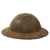 Original U.S. WWI Rare 28th “Keystone” Division Pennsylvania National Guard British-Made Mk 1 Doughboy Helmet Shell with Partial Repaired Chinstrap - “Gimmie” Original Items