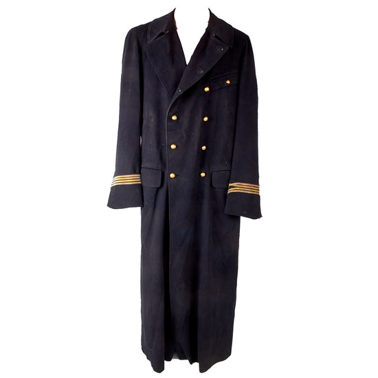 Original French WWI Early War Artillery Major Officer’s Greatcoat & Lieutenant’s Kepi with Officer’s Belt - Circa 1914 Original Items