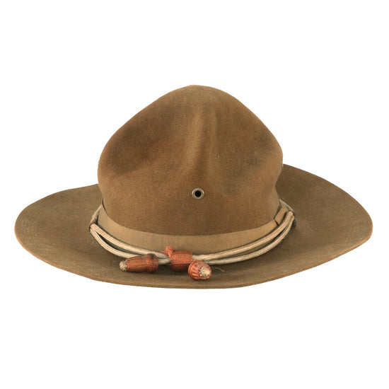 Original U.S. Pre-WWII M1911 Campaign Hat in with Quartermaster Cord - United Hatters, Cap and Millinery Workers International Union / CB Rutan Company Original Items