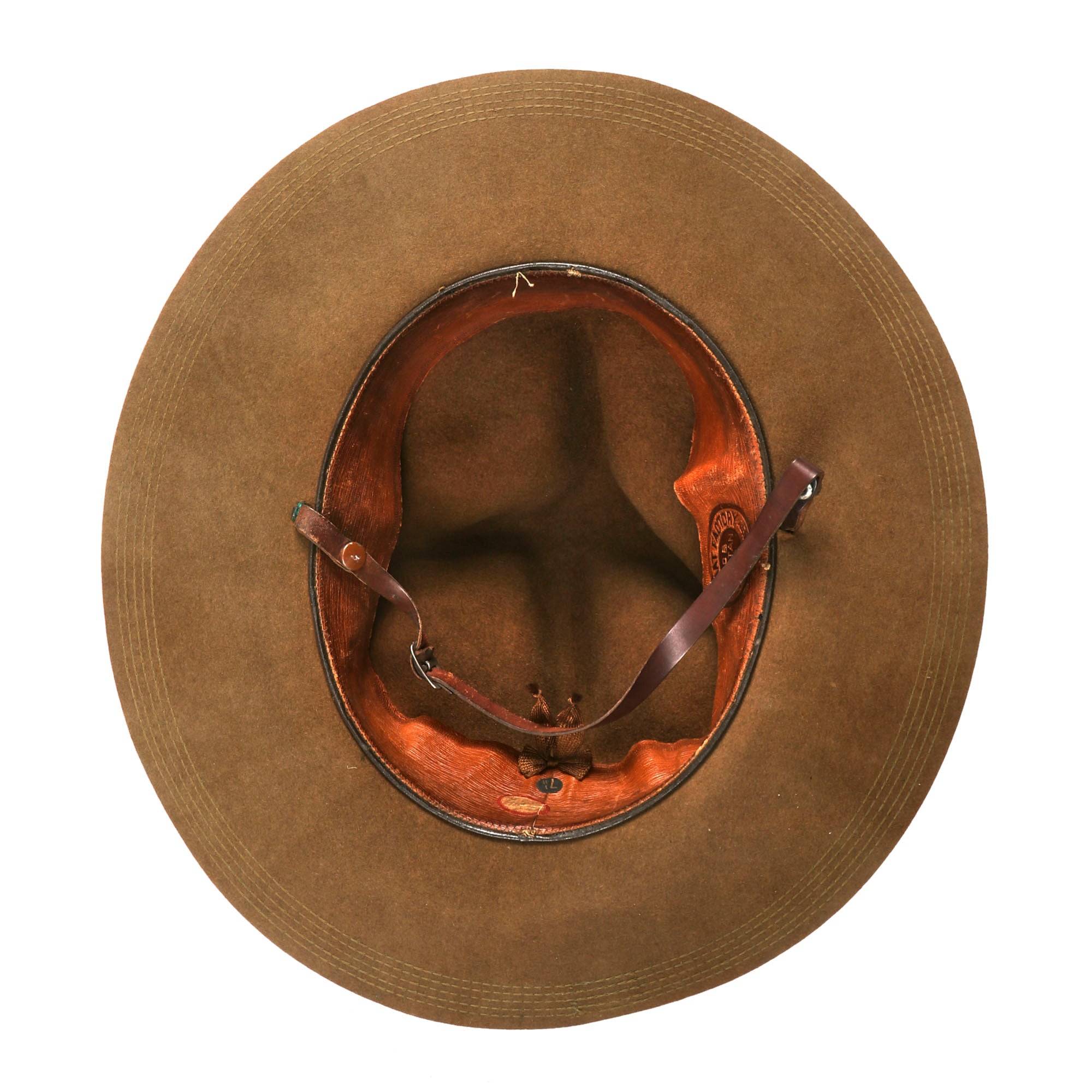 Campaign Cap Original U.S. Pre-WWII M1911 Campaign Hat in with Quartermaster Cord ...