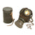 Original Imperial German WWI M1917 Ledermaske Gas Mask with Can - Named to Lt. Jaensch and Dated 1918 Original Items