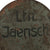 Original Imperial German WWI M1917 Ledermaske Gas Mask with Can - Named to Lt. Jaensch and Dated 1918 Original Items