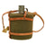 Original British/Australian WWI Era Large Medics Tin Water Bottle Canteen in Leather Carrier Original Items