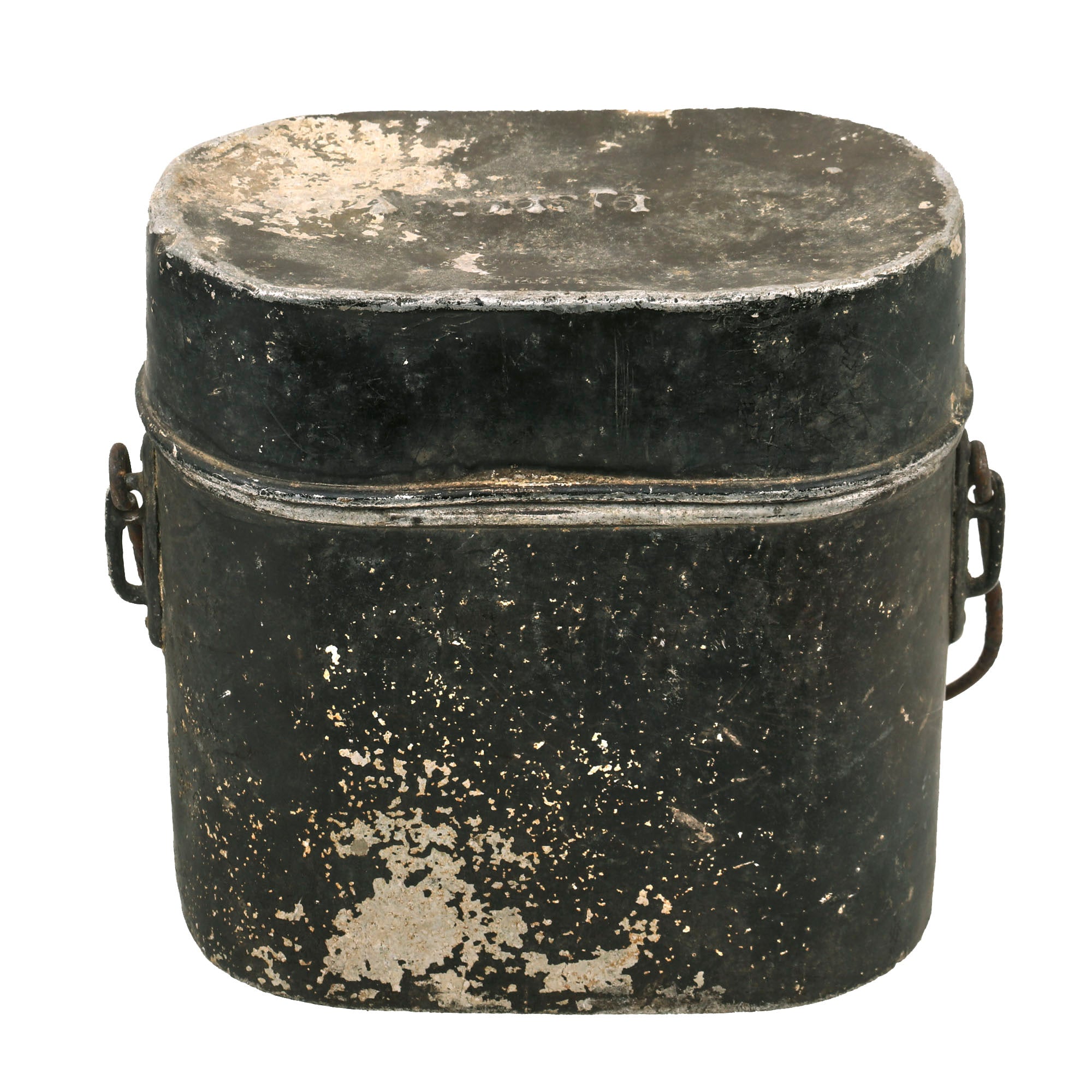 Original Belgian WWI Blue Canvas Knapsack With Mess Kit Attached - Cir ...