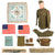 Original WWI US Identified 86th Division Uniform, Gas Mask, & Ephemera Grouping Original Items