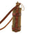 Original Canadian WWI Unissued Mounted Cavalry Blue Enamel Canteen With Leather Carrier and Shoulder Strap Original Items